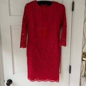 Hot red DKNY party dress